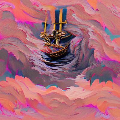 Galleon on the River Styx