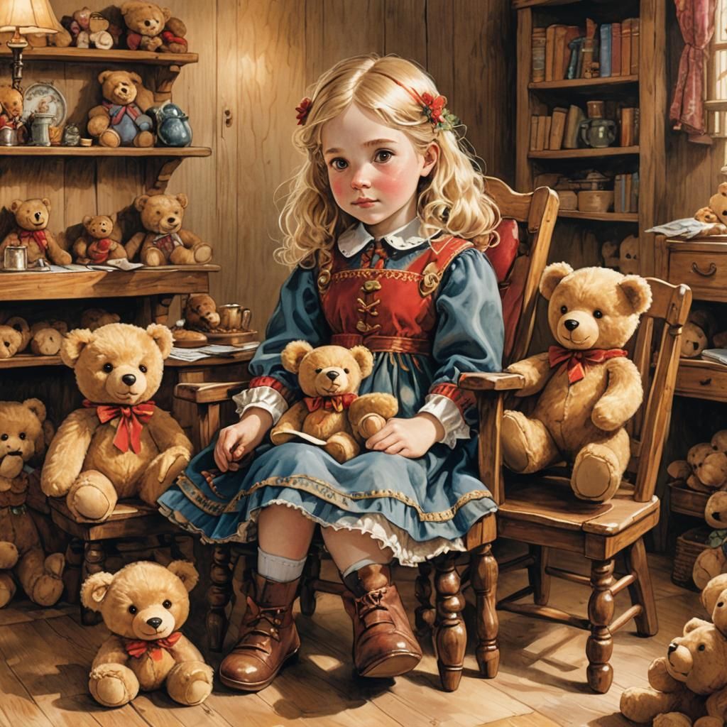 Goldilocks and the Three Bears Illustration