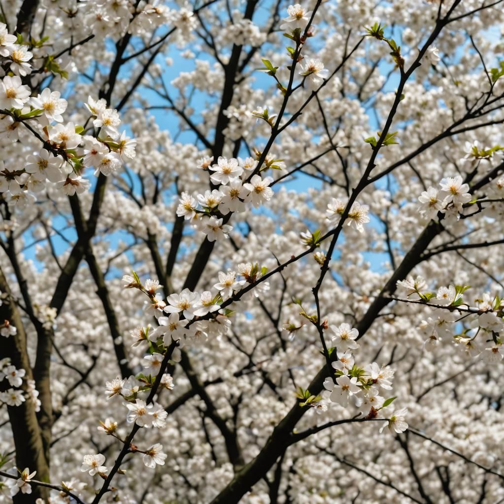 White Cherry Blossom Forest: Professional Photography