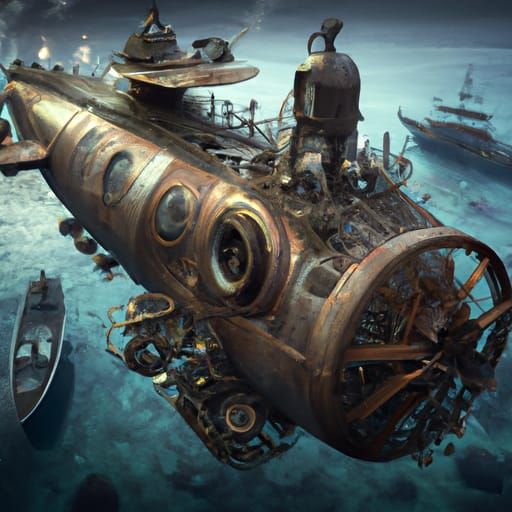submarine steampunk