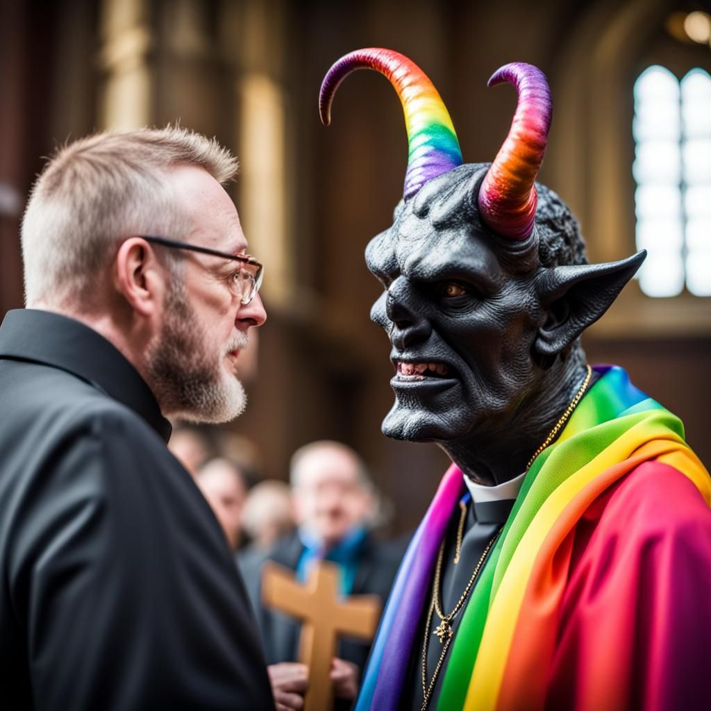 Demon and Vicar Conversation in Professional Photography