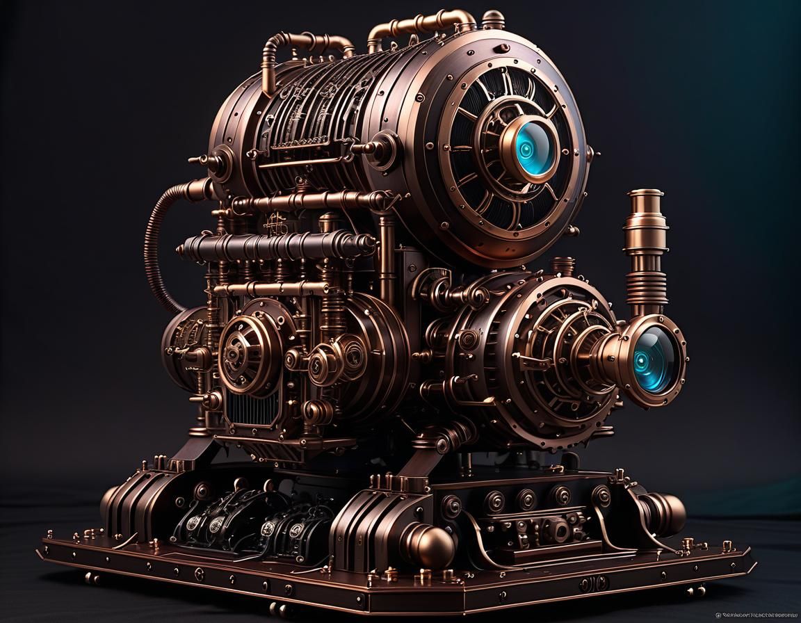 Gothic Ziggurat Powered by Steampunk Engine