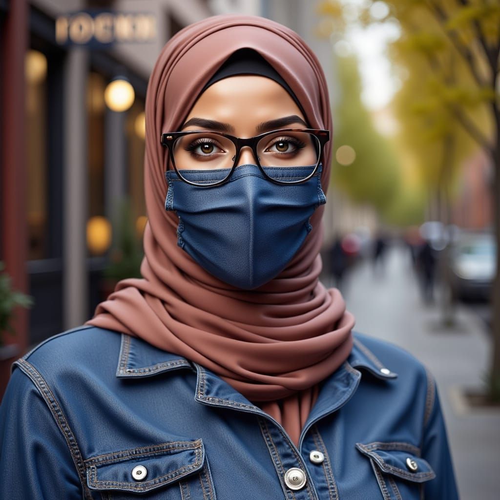 Professional Portrait of a Hijabi Student