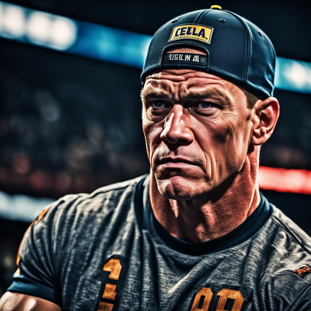 Hyperrealistic Portrait of John Cena in Sharp Focus