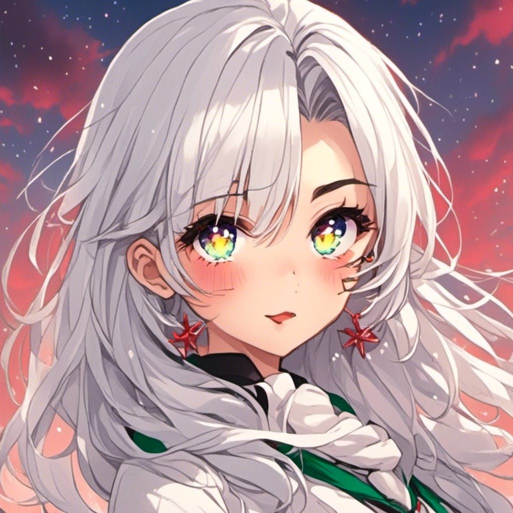 Hyperrealistic White Owl in Splash Art Style