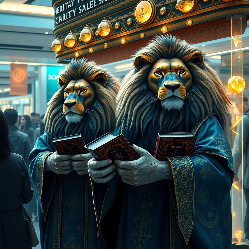 Regal Lions Host Charity Book Sale in Modern Mall