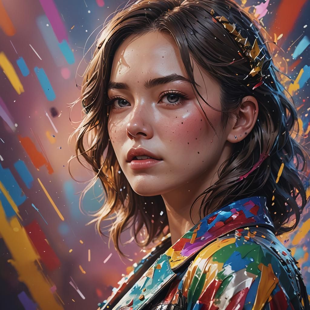 Dramatic Song Contest Performance in Hyperreal Style