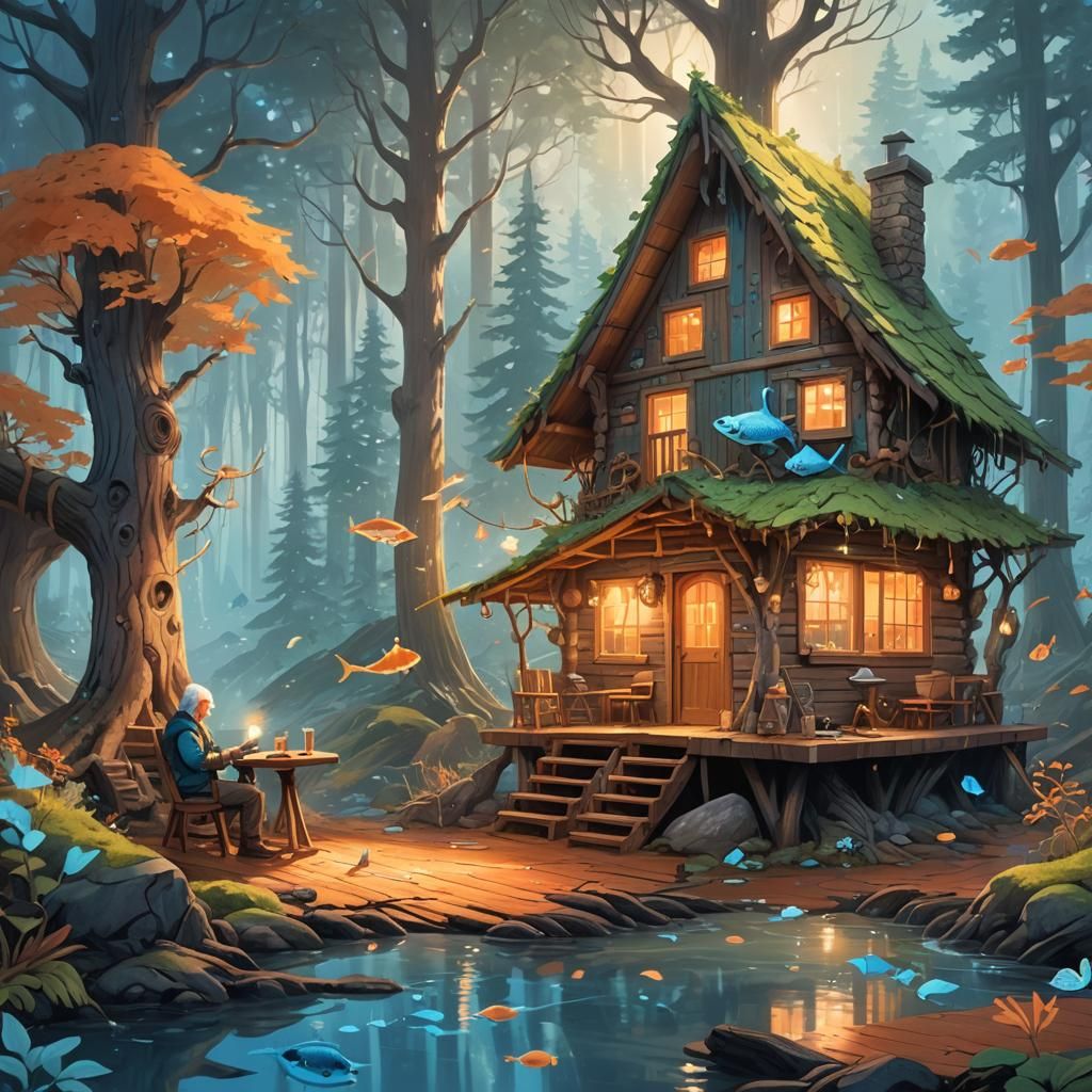 Micro Human Attends Tea Class in Alaska