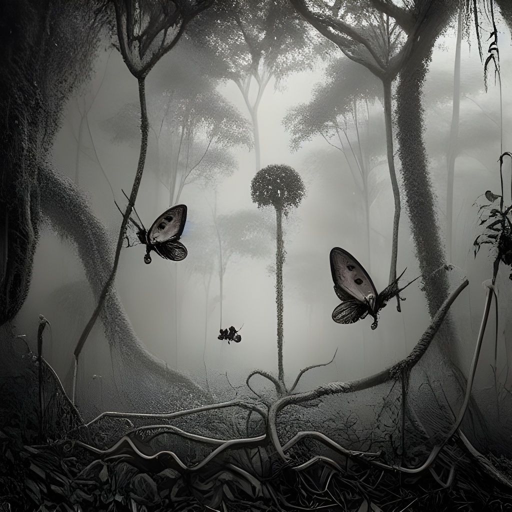 Misty Jungle Infested with Horrible Arthropods