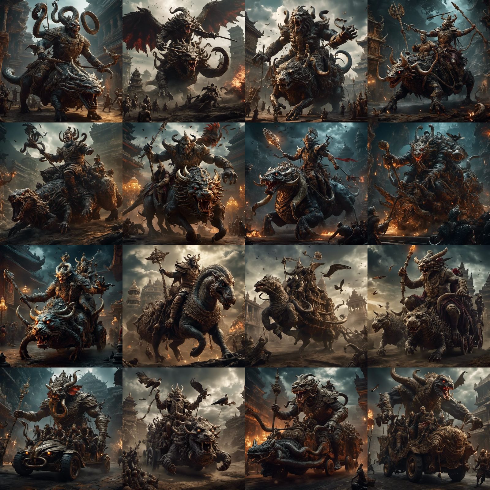 Ketu: Indian Asura Demon Concept Art