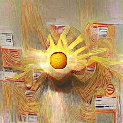 Stylized Sun Illustration