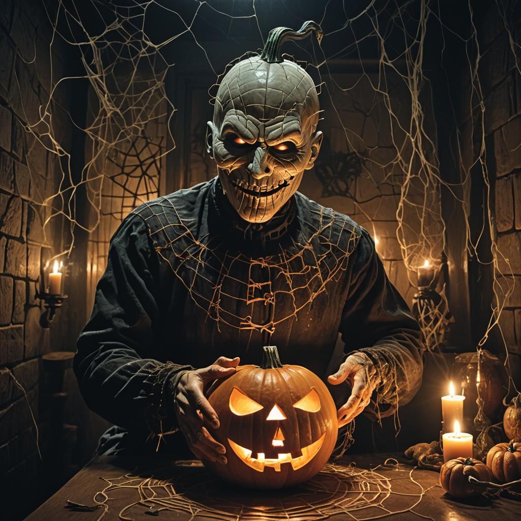 Dark Fantasy: Pinhead Jack-o'-Lantern Carving