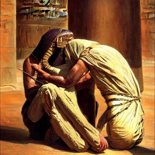 Mummy Attacks: An Oil Painting in Academic Realism