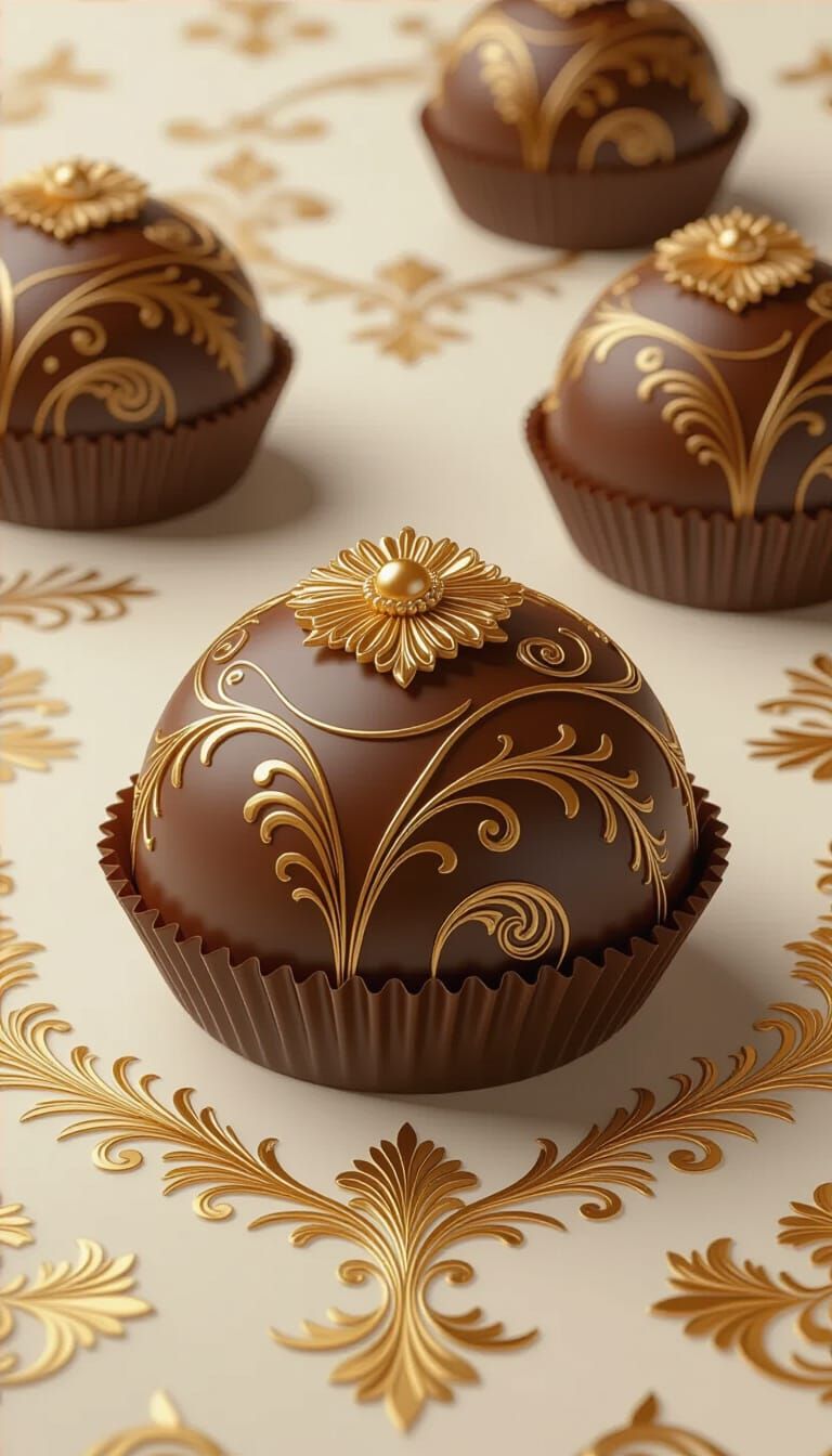 Rococo Chocolate Masterpieces with 4D Effect