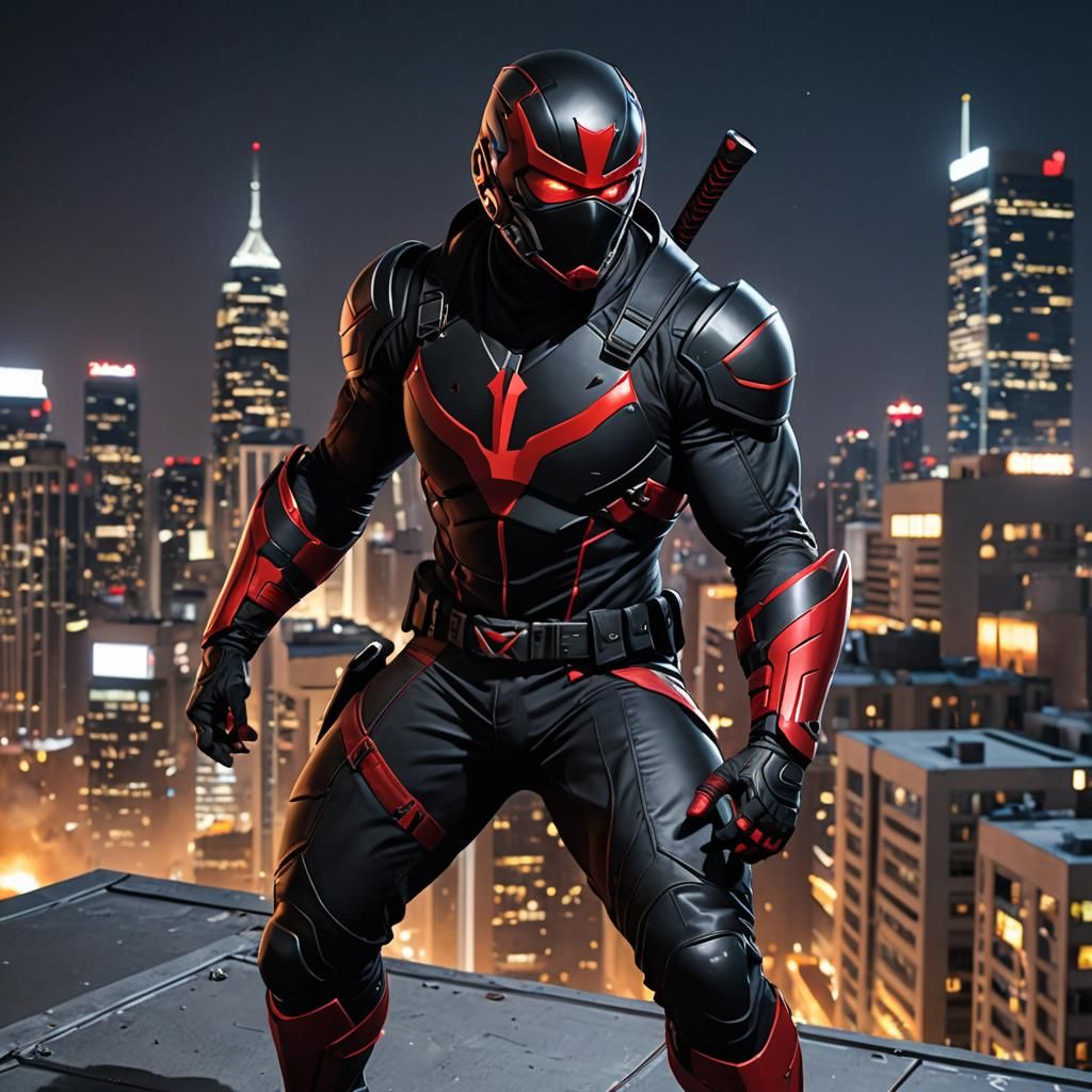 Night Thrasher, leader of Marvel Comics New Warriors, versio...