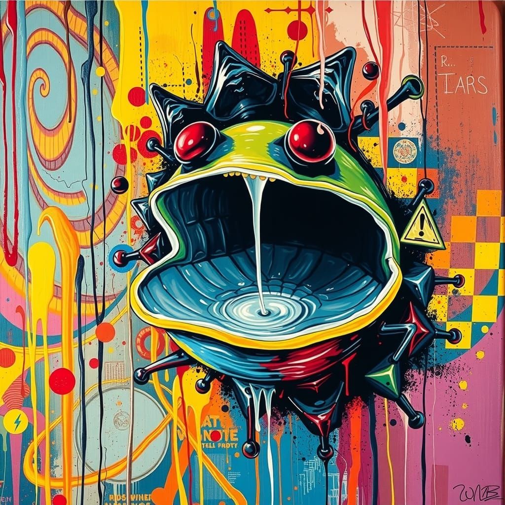 Venus Fly Trap Graffiti