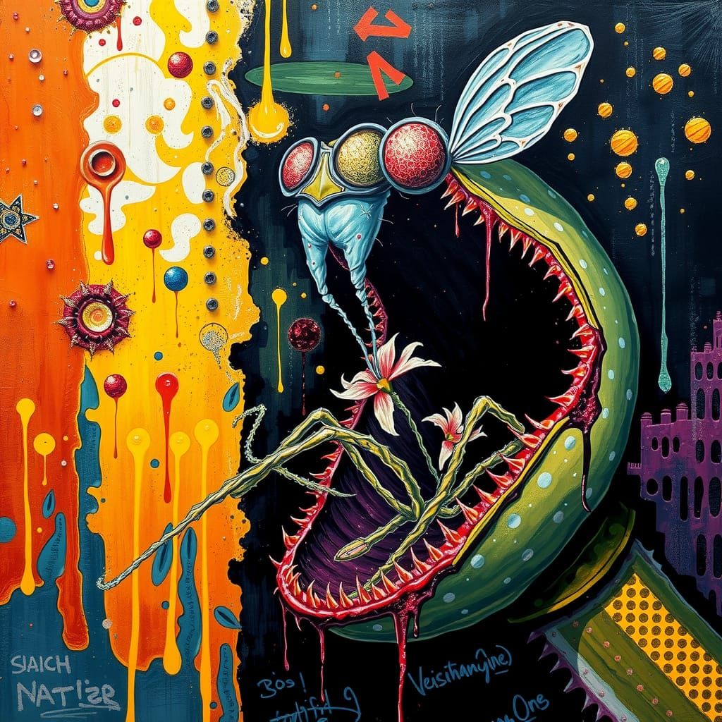 Venus Fly Trap Graffiti II