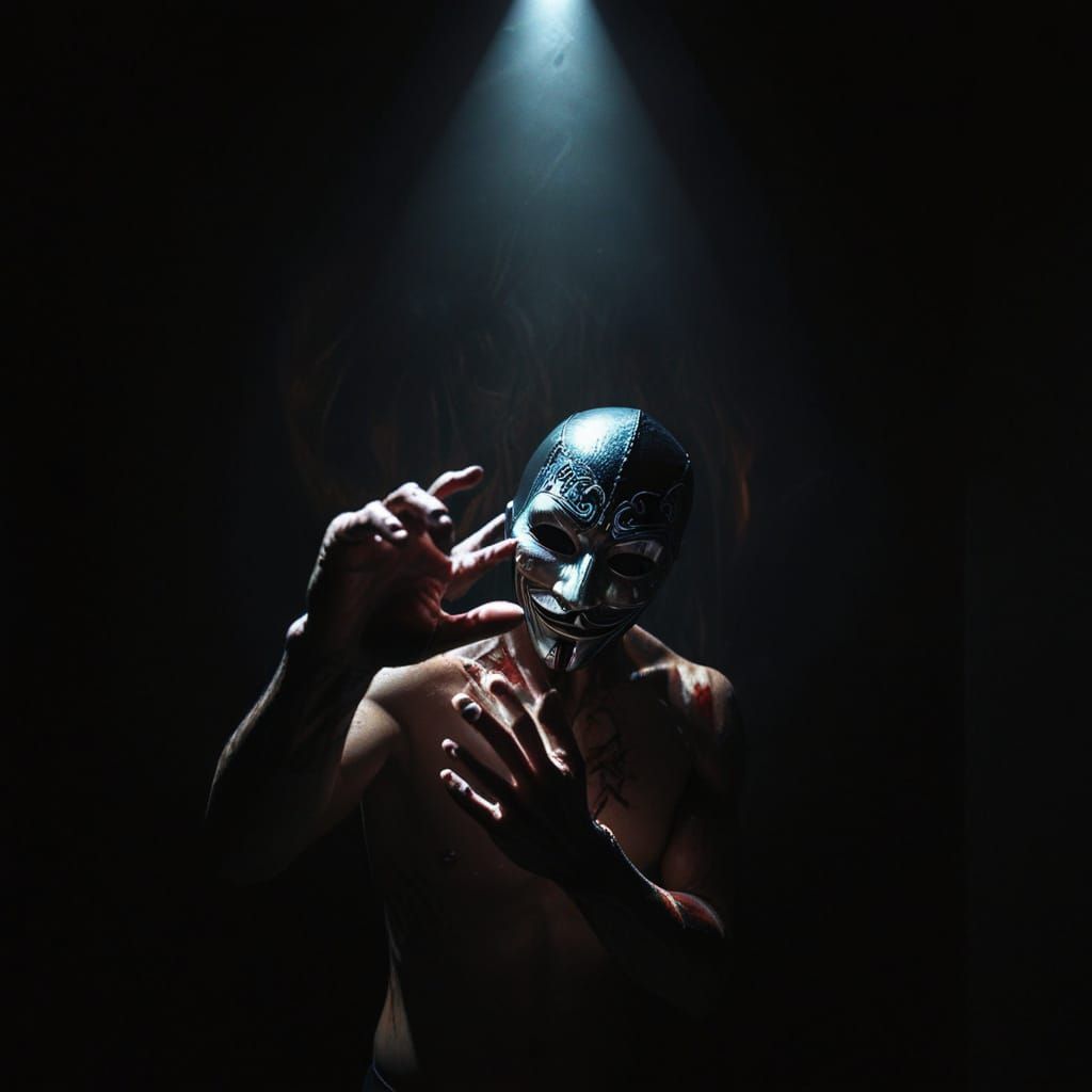 Dramatic Dark Surrealism: Anonymous Dubstep Dancer