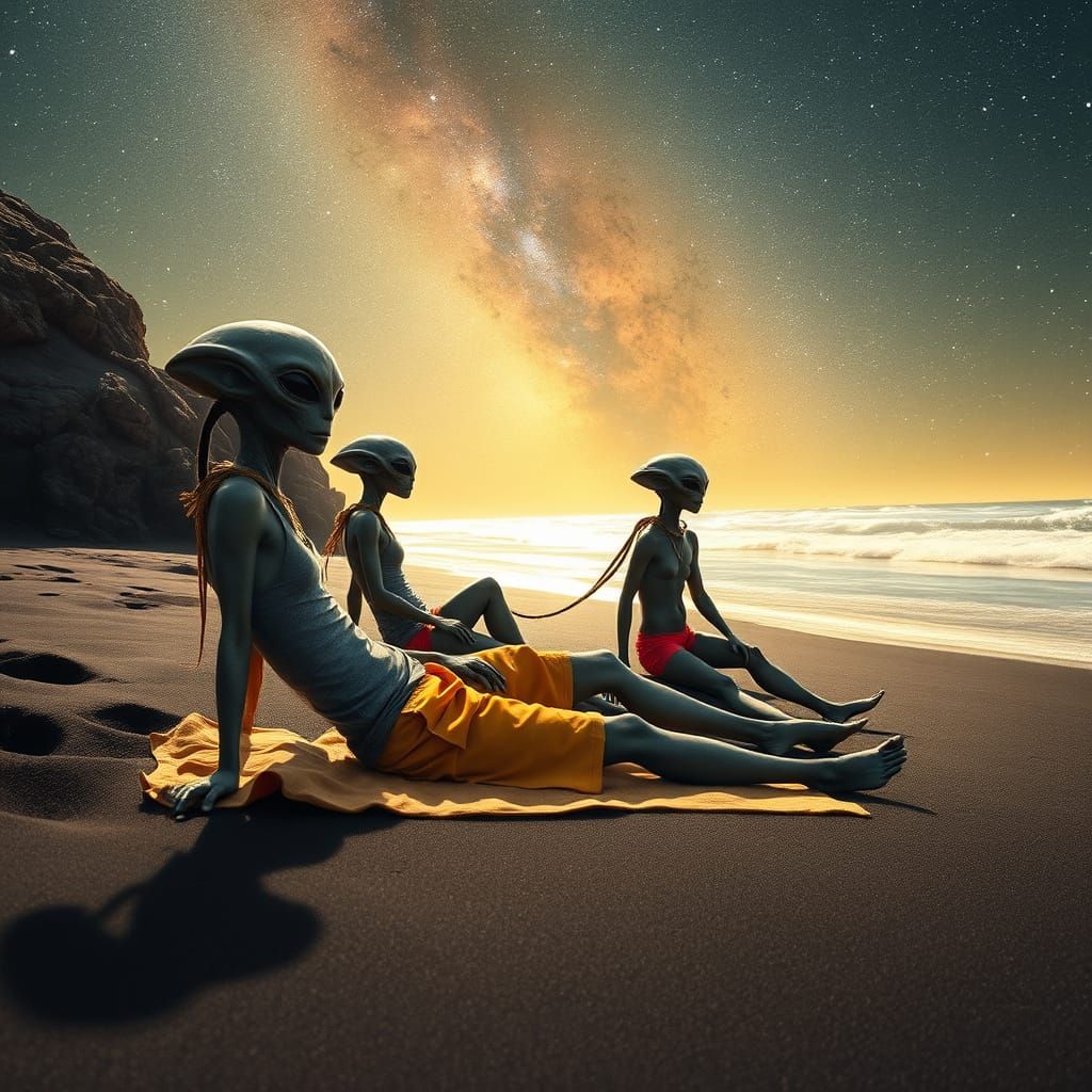Alien Beach Getaway with Pleiades Vista