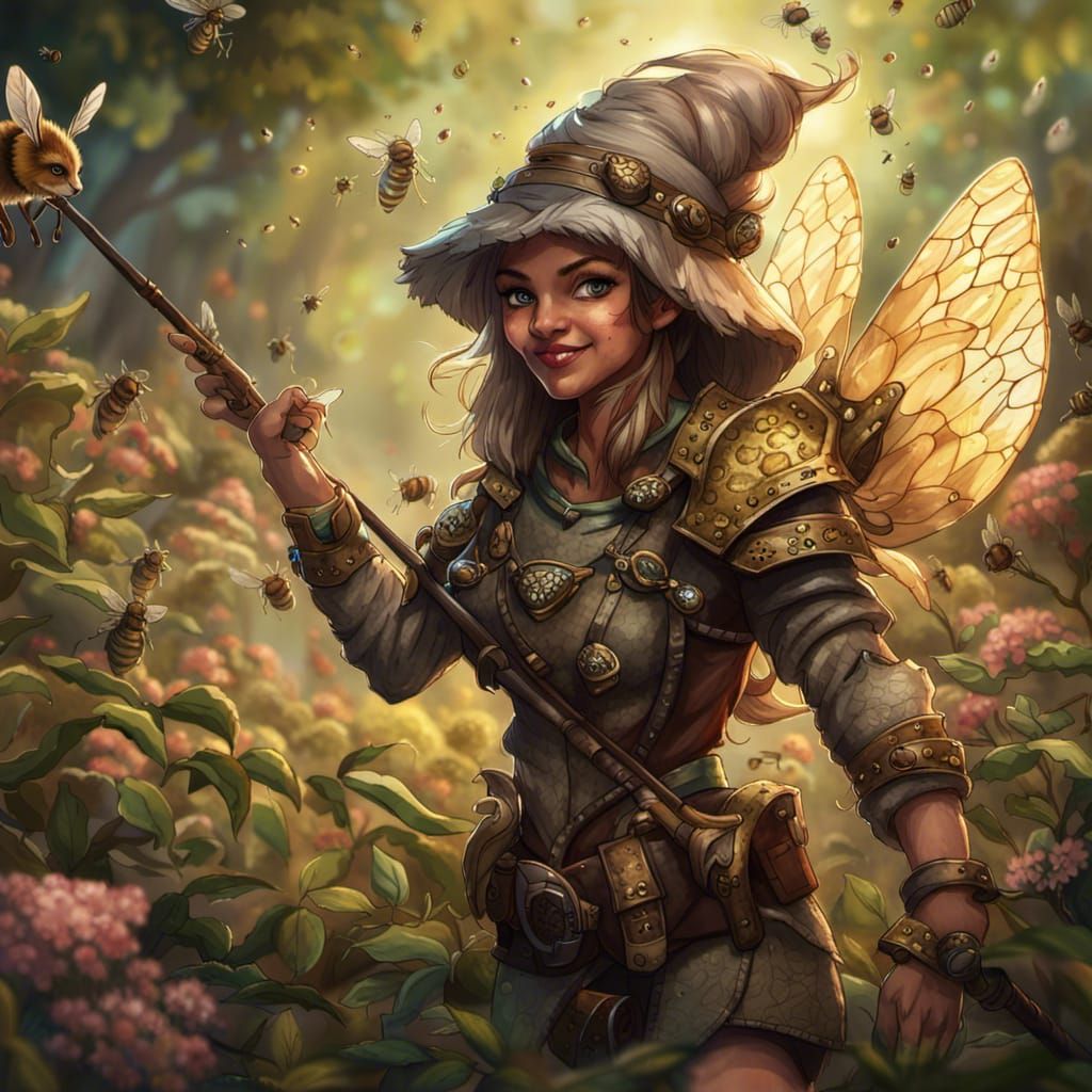 Gnomish Swarm Keeper Ranger with Honeybees