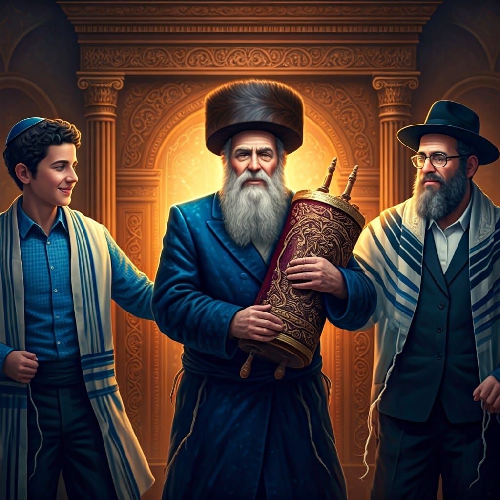 Jubilant Jewish Dance Circle