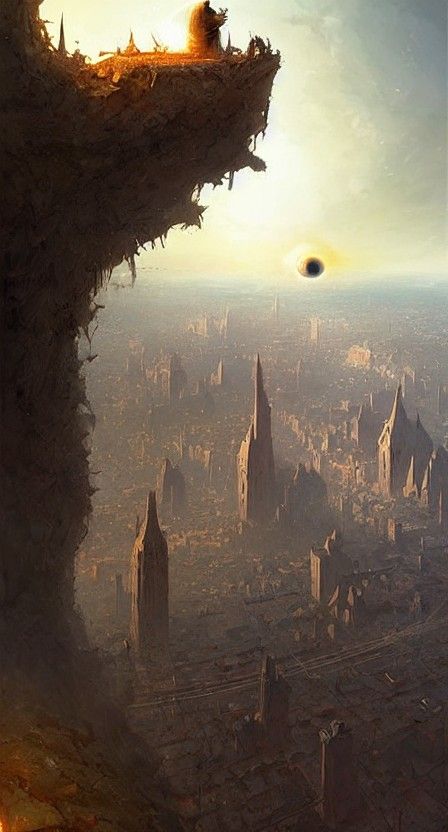 Giant Eye Watches Last Human Survivor