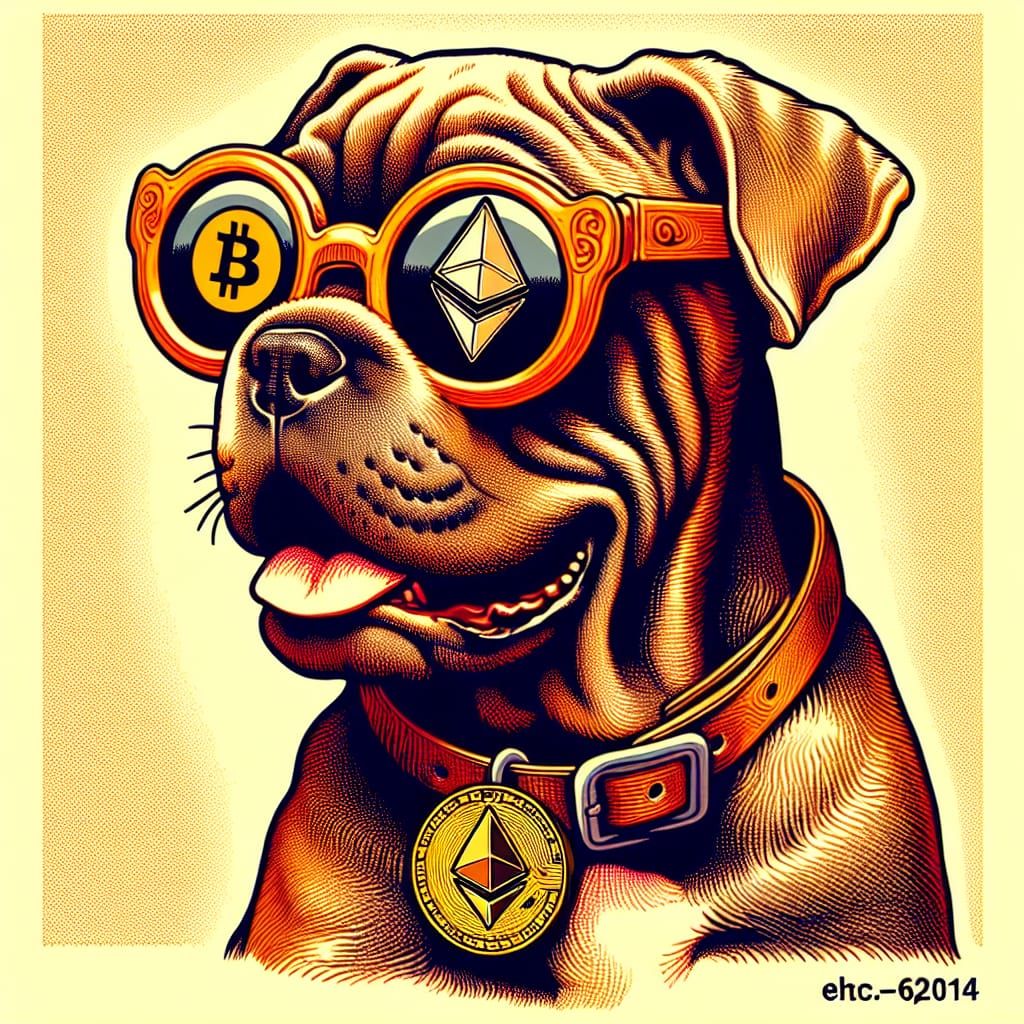 Cane Corso Puppy in Japanese Art Style