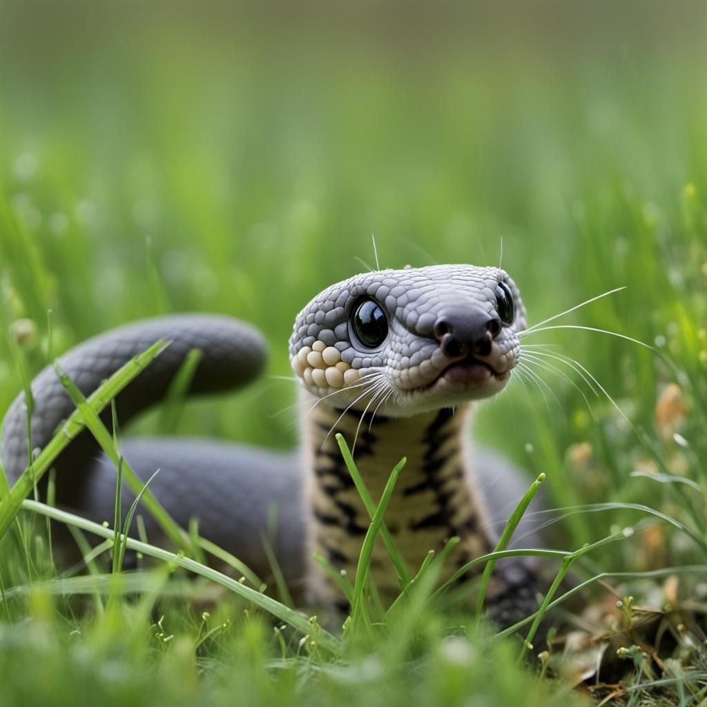 Cobra-Mice Hybrid: Speculative Biology in the Garden