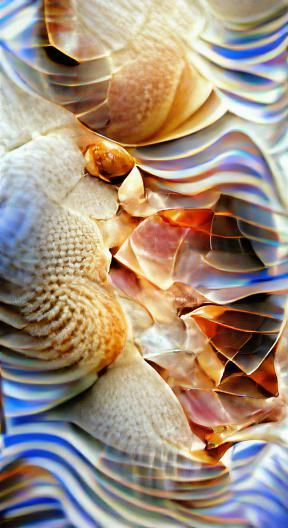 Abstract Seashell Beauty: A Dreamy Interpretation
