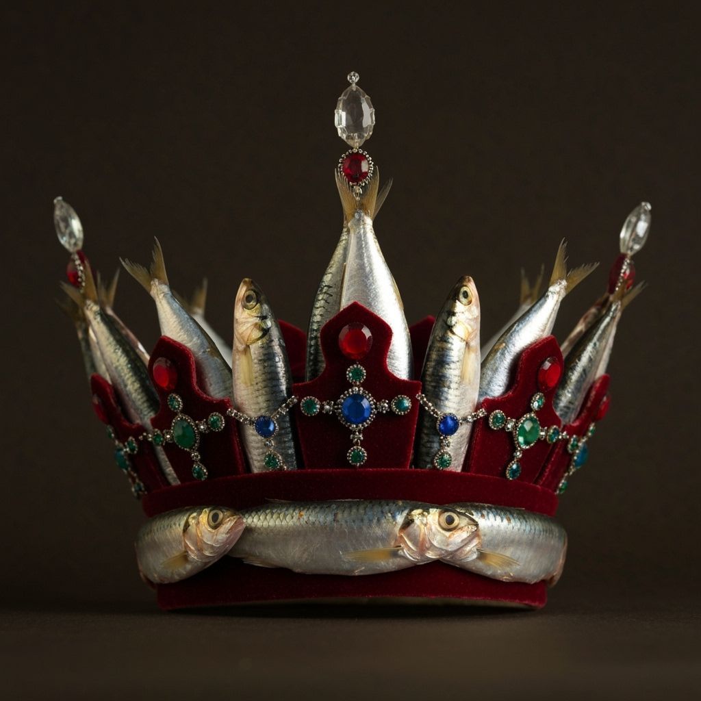 Royal Crown Crafted from Sardine Fish