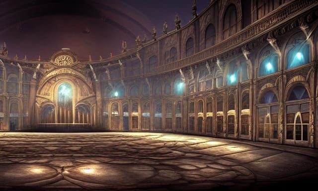 Eerie Empty Circus of Incredible Proportions