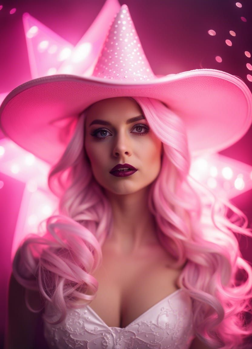Pinup Pink Witch