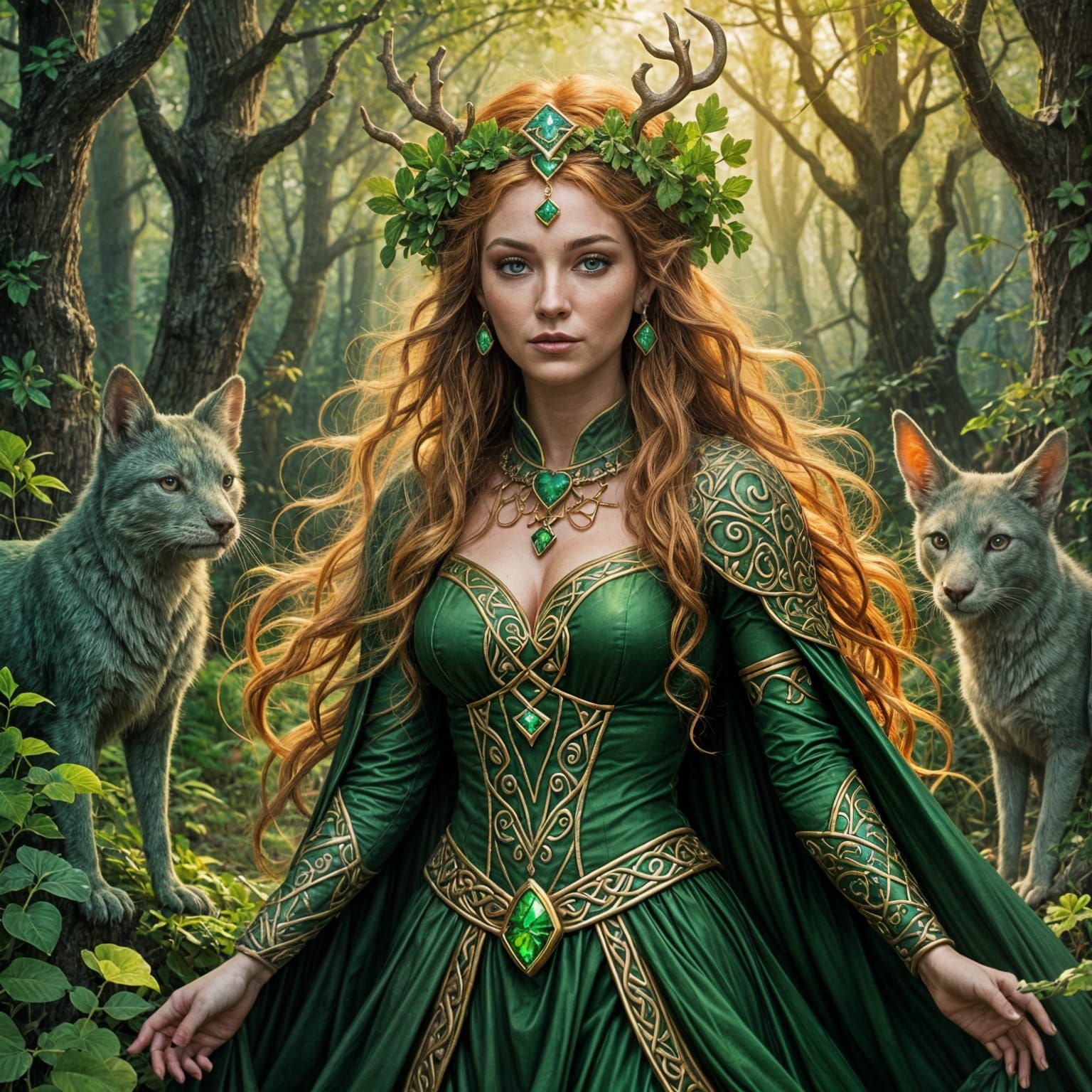 Mystical Female Leprechaun Goddess