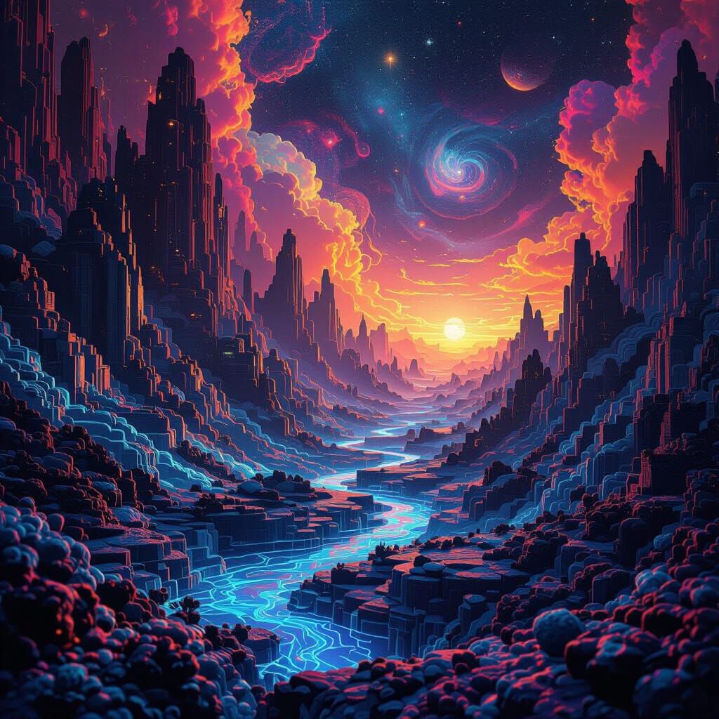 Surreal Dreamscape in Extreme 3D Parallax