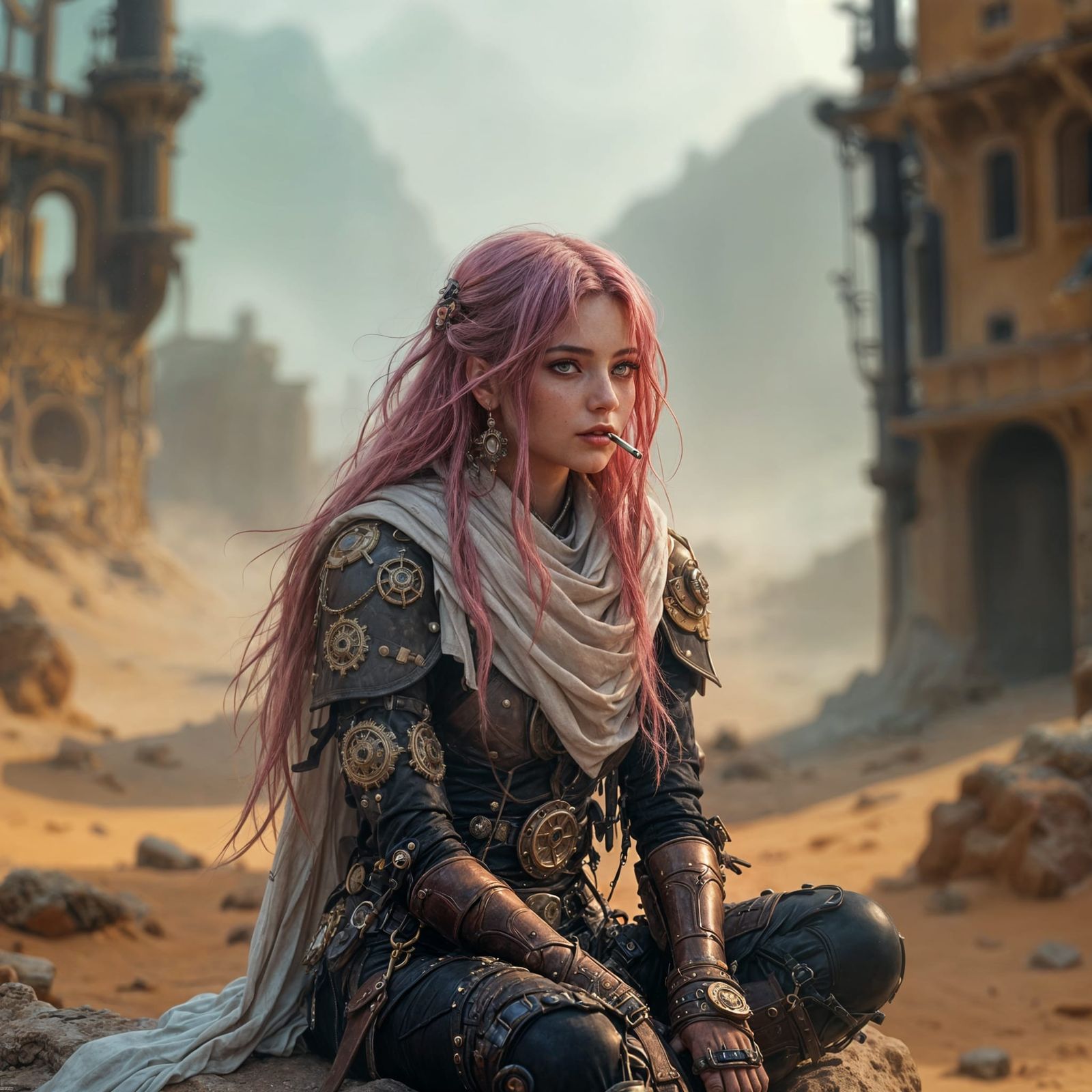 Steampunk Desert Siren in Solitude