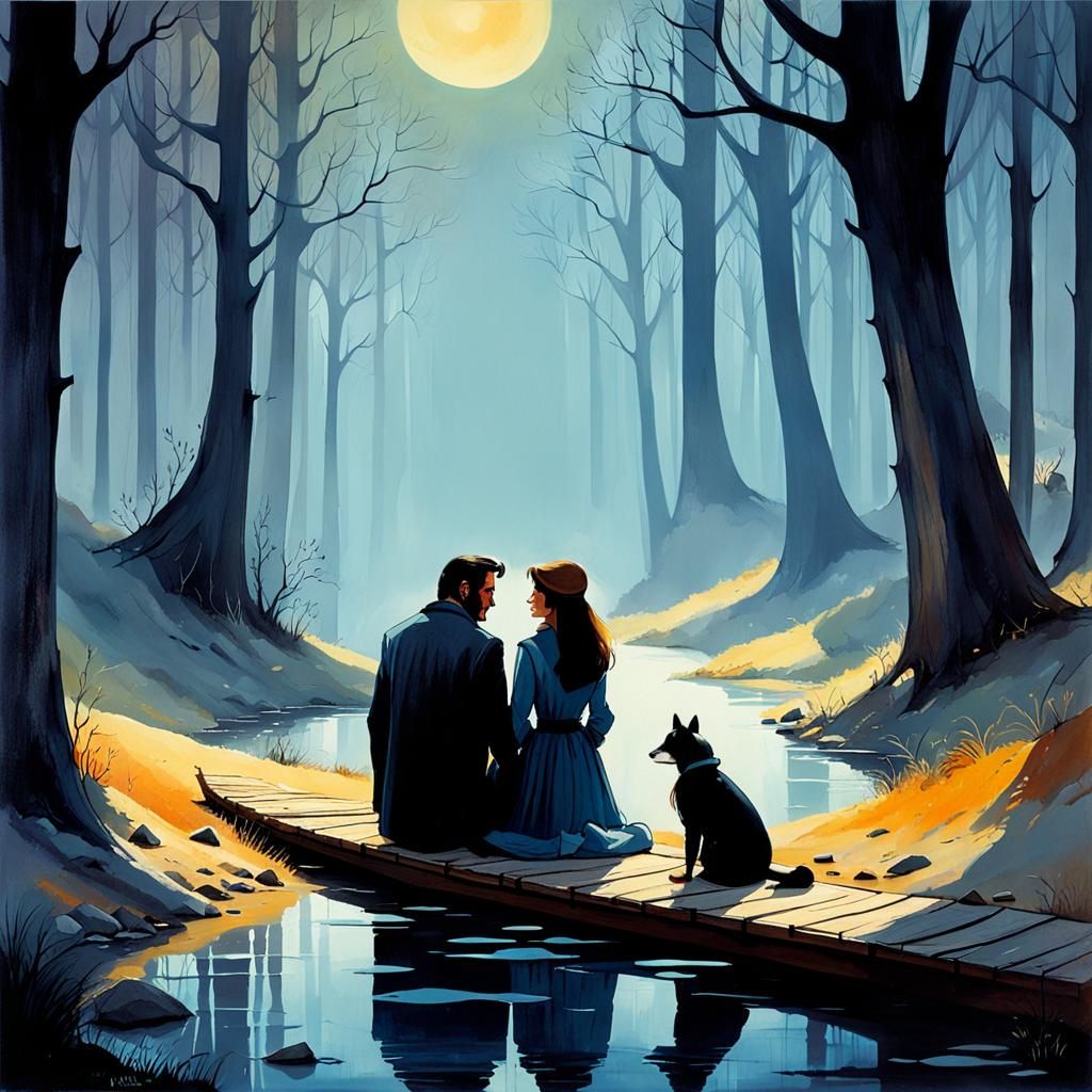 Dreamy Delta Day: Watercolor and Surrealism