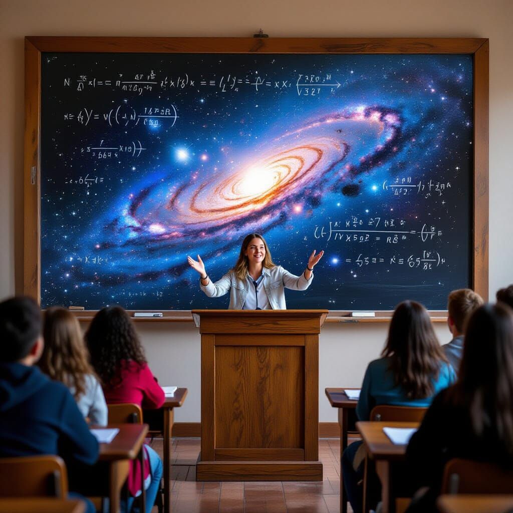 Students Discover the Cosmos Through Equations