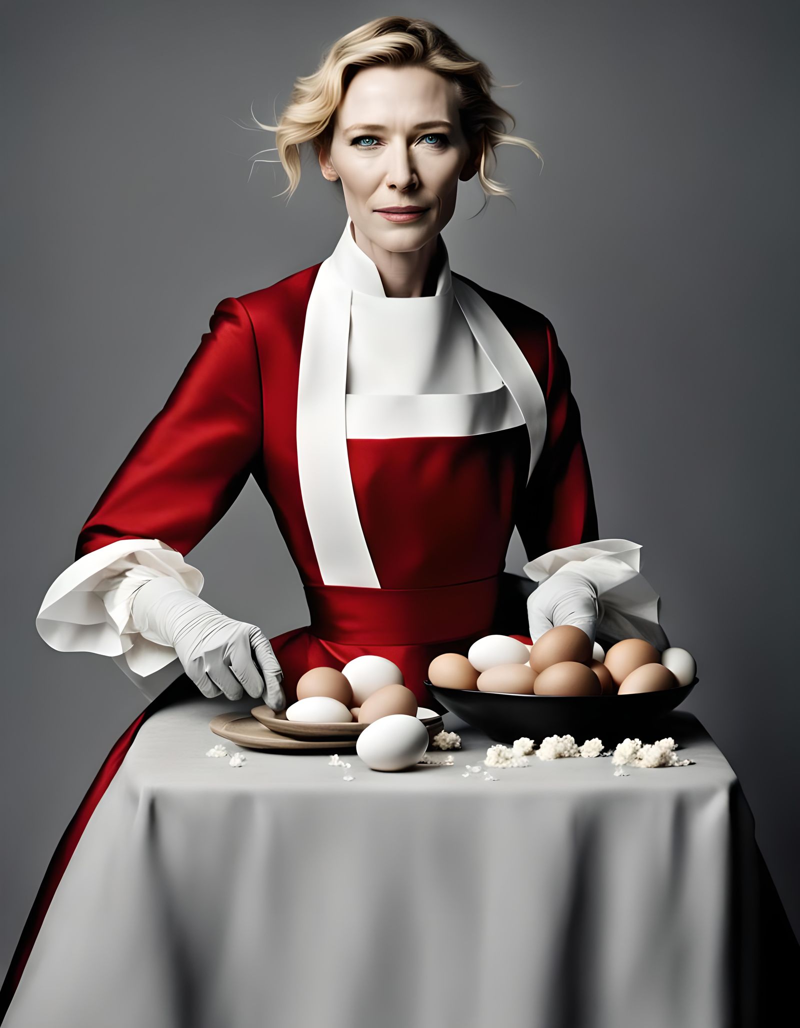 Cate Blanchett Scrambles Eggs at the Met Gala