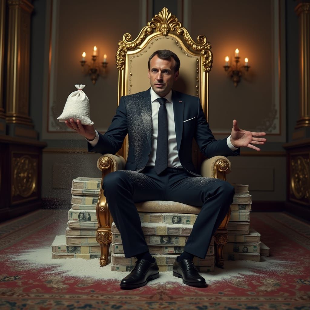 Opulent Throne: A Modern Political Allegory