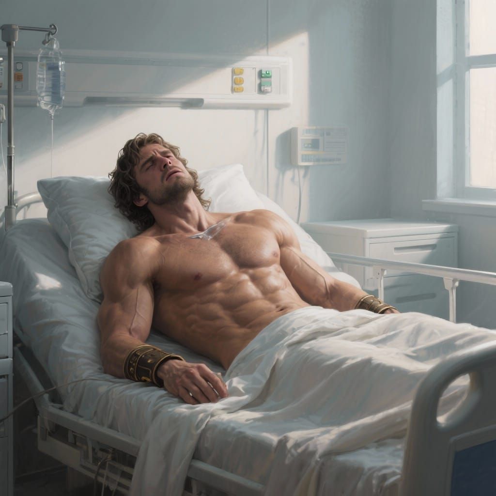 Hero Theseus Awakens in Modern Hospital