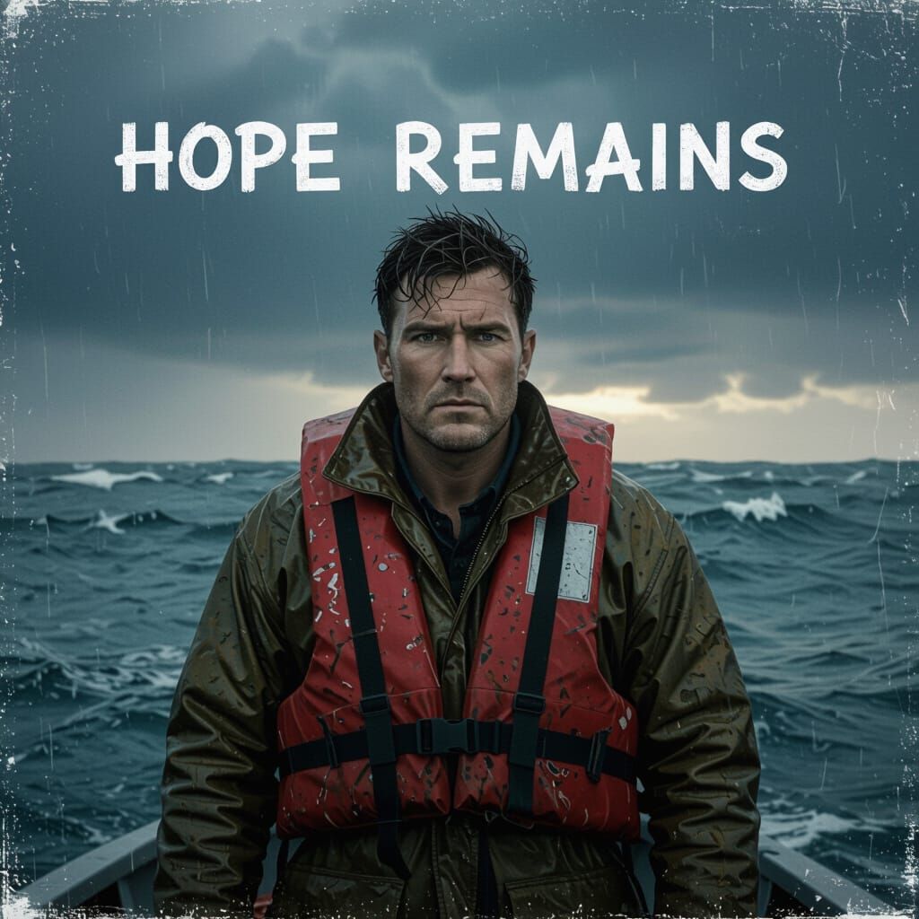 Man Lost at Sea Cinematic Portrait