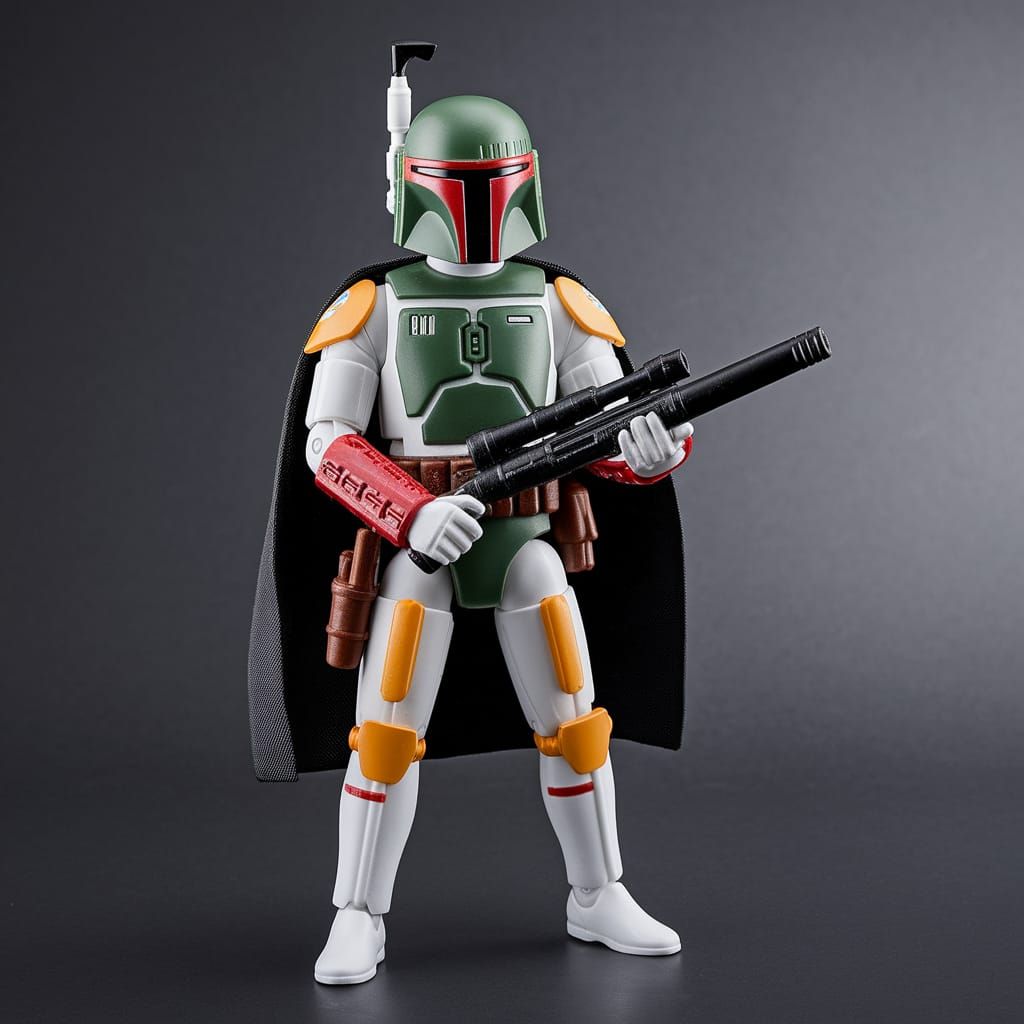 Boba Fett in Fading Star Wars Blister Pack