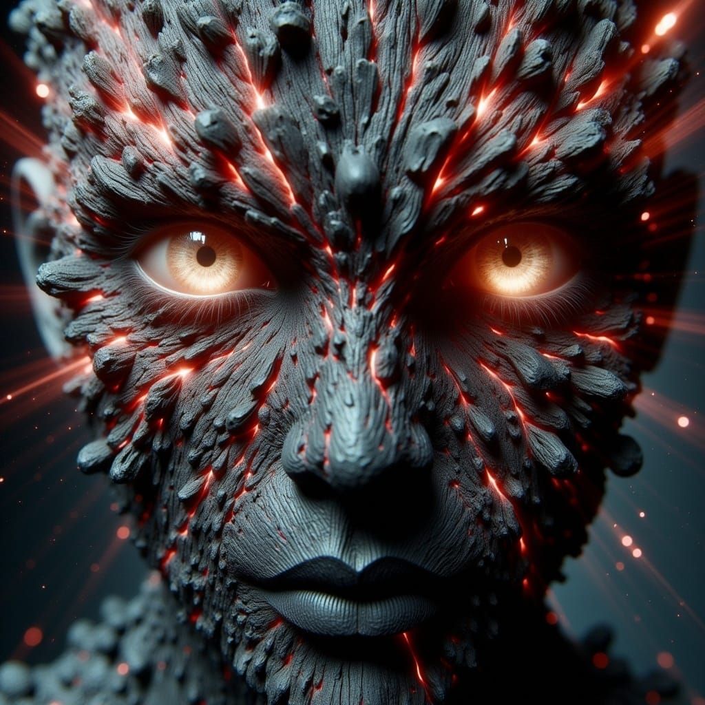 Psychedelic Dragon on Girl's Shoulder, Ink Splatter Art