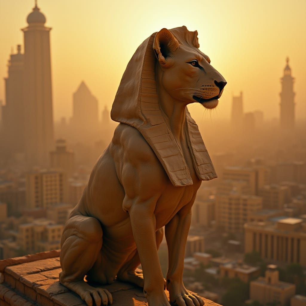 Sphinx in Cinematic Cairo