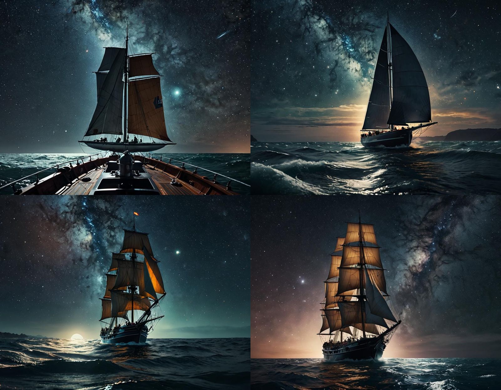 O'Neill Cylinder Sailing Between the Stars