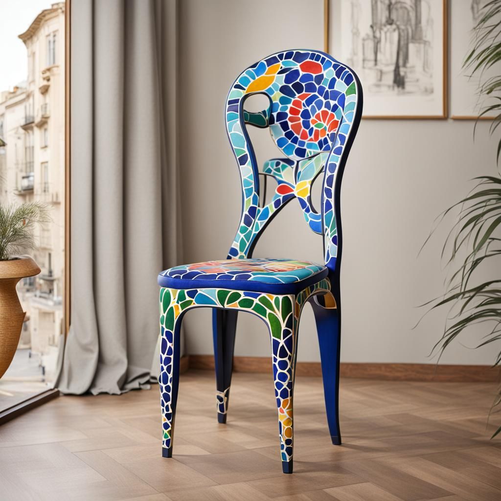 Gaudí Chair Inspired by Matisse