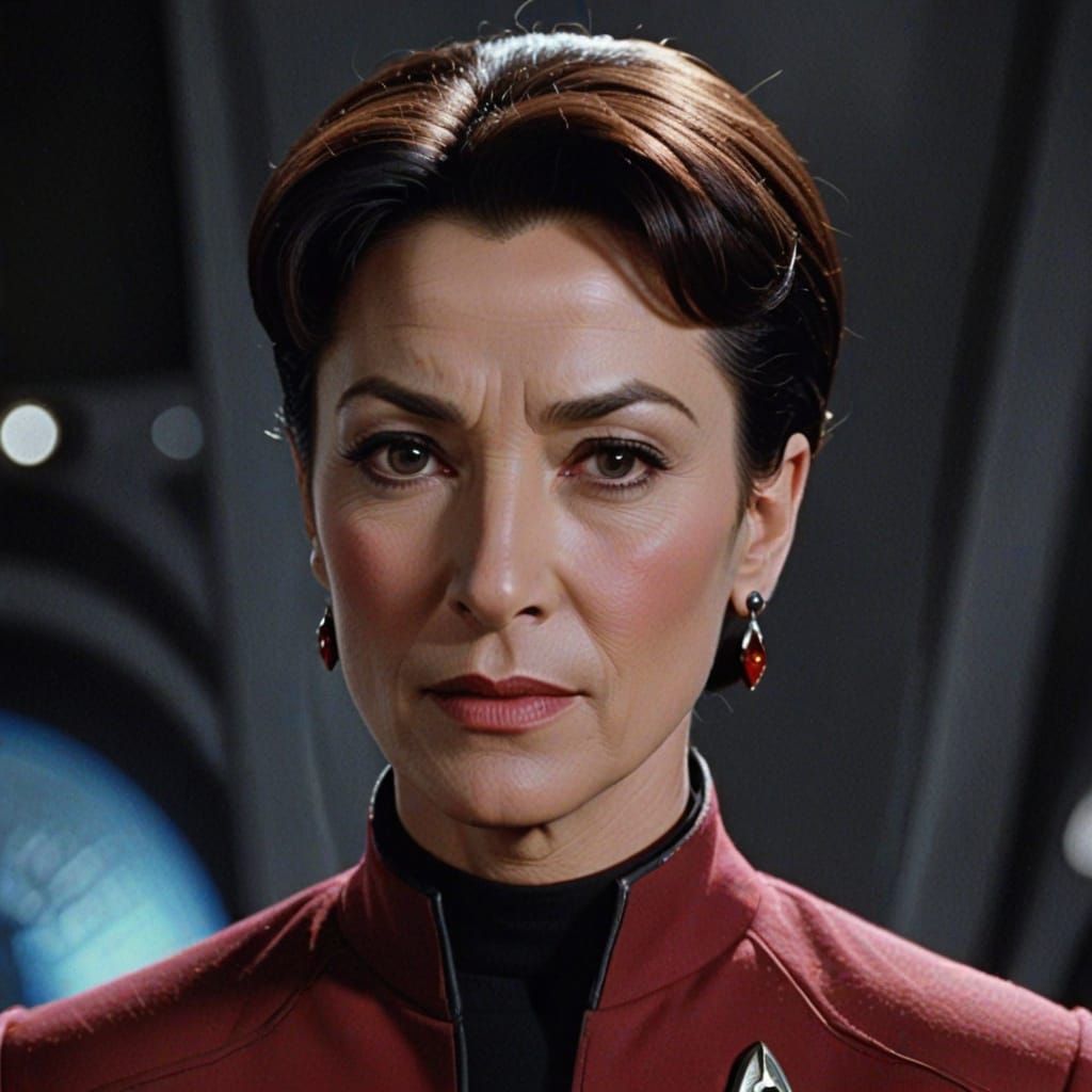Bajoran Warrior in Red Uniform