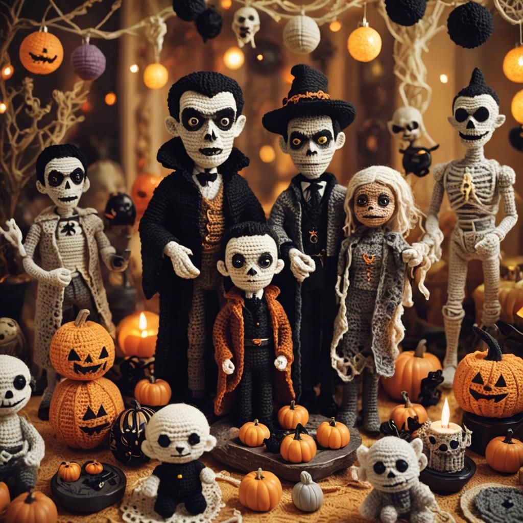 Halloween Monster Party: Crocheted Gothic Whimsy