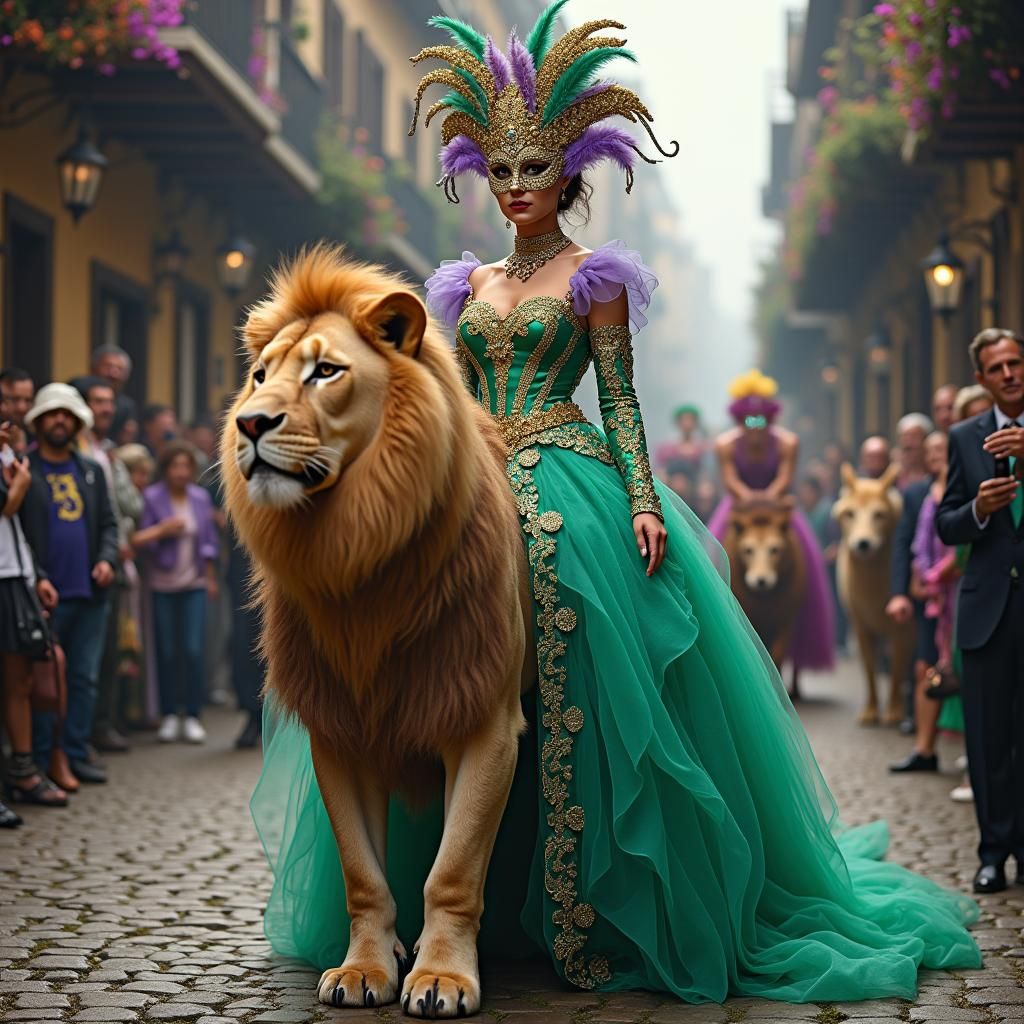 Mardi Gras Lion