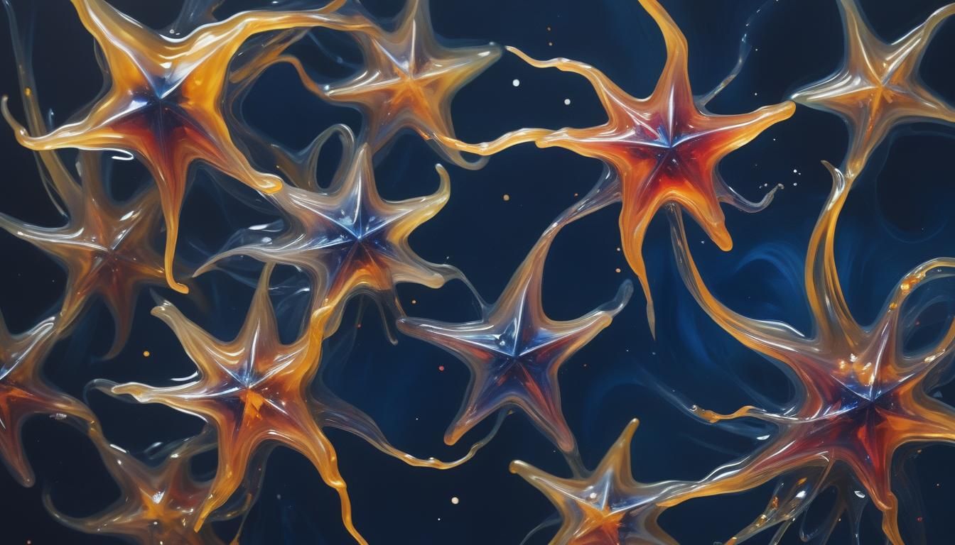 Vivid Impasto Stars in Wild Spin